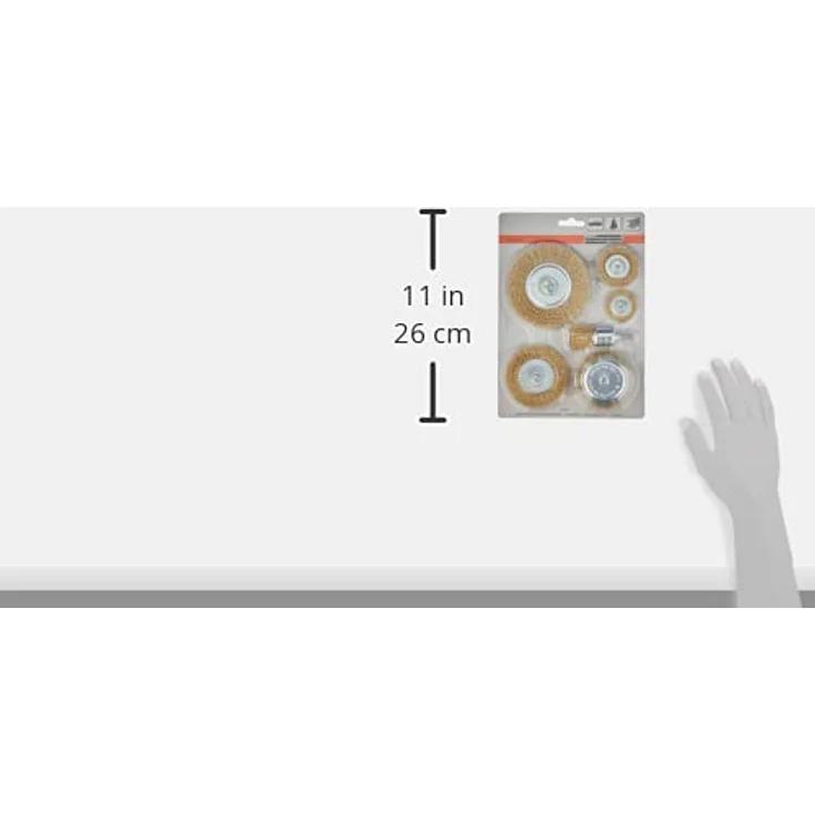 Brüder Mannesmann Werkzeug M43806 Drahtbürsten-Satz, 6-tlg – Bild 6