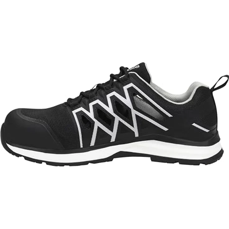 Jori jo_SWIFT Air black Low ESD S1P Sicherheitsschuh, atmungsaktives Textilmaterial, gepolsterte Lasche, ganzflächige ESD-Einlegesohle, Gummi/PU-Sohle, EN ISO 20345 S1P HRO/SRC – Bild 3