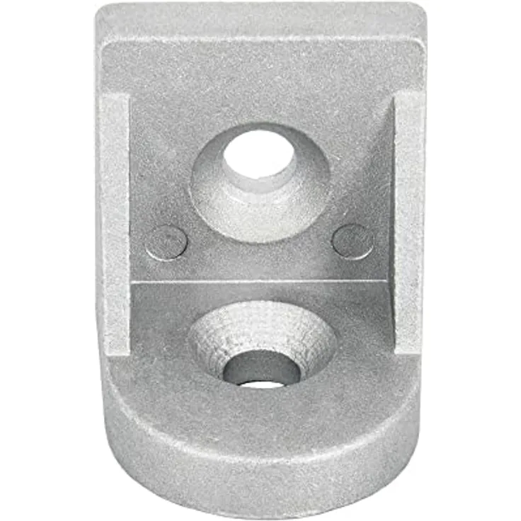 SCHMIDT systemprofiles Drehwinkel Nut 8, Aluminium Winkel Verbinder 43x43x38mm für beliebige Winkel von 0 bis 180 Grad