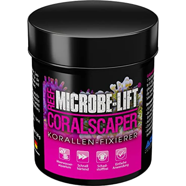 MICROBE-LIFT Coralscaper - 2K-Silikon Korallenfixierer 120g, sicher & dauerhaft in Meerwasseraquarien, kalkrotalgenfarben - Preisvergleich – Bild 1