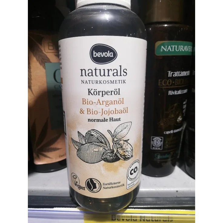 Bevola Naturals Körperöl mit Bio-Arganöl & Bio-Jojobaöl