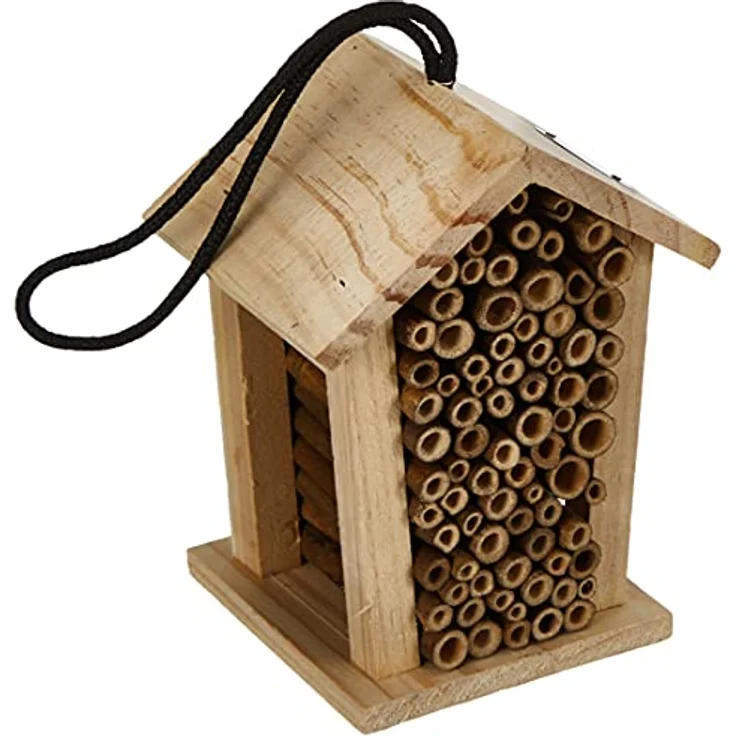 Dehner Natura Insektenhotel Louisiana, ca. 19 x 15 x 12 cm, Kiefernholz, natur – Bild 1
