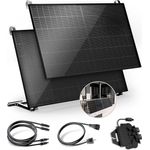 Solakon Balkonkraftwerk 900W, Photovoltaikanlage mit Balkonhalterung, plug&play, bifaziale Solarmodule, 800W Wechselrichter, 10m Kabel