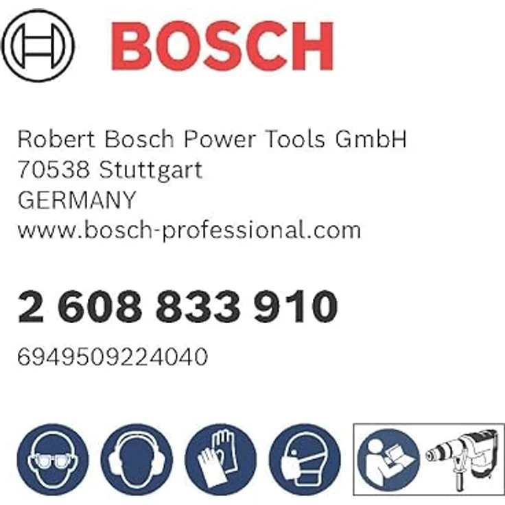 Bosch 2608833910 SDS Plus-5 X: Set 5 uds, 6, 8, 10 (5), Gr – Bild 8
