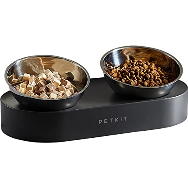 PETKIT Fresh Nano Metal 15° Adjustable Pet Feeding Bowl Double Silver – Bild 2