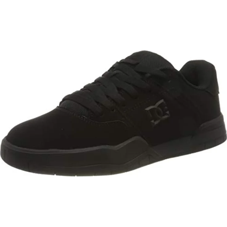 DC Shoes Central Leather, Lederschuhe für Männer mit gepolstertem Schuhkragen und EVA-Einlegesohle, Schwarz, Größe 9 – Bild 1