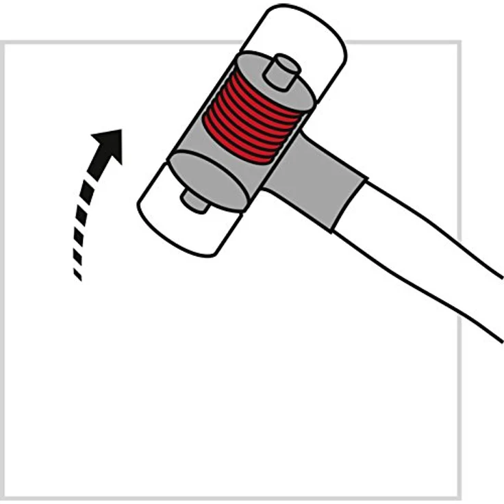 PB Swiss Tools Nylon- - Schlosserhämmer ohne Rückschlag 270 mm (PB 304.1) – Bild 3