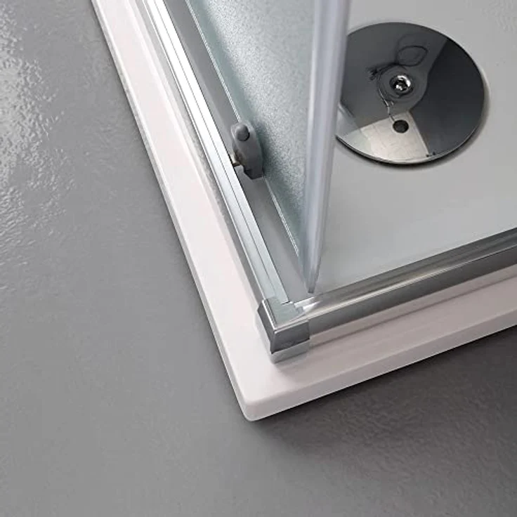 Quadratische Duschkabine 80 × 80 Modell Giada Mit Mattem 6 Mm Kristallglas – Bild 5