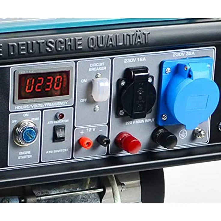 Könner & Söhnen - KS 7000E ATS Benzin Stromerzeuger 5500 Watt, 1x16A (230V), 1x32A (230V), 12V, E-Start, ATS Notstromautomatik, Automatischer – Bild 8
