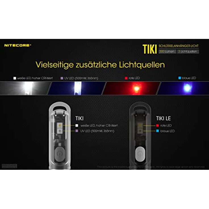 Nitecore FLASHLIGHT T SERIES 300 LUMENS-TIKI LE NITECORE – Bild 5