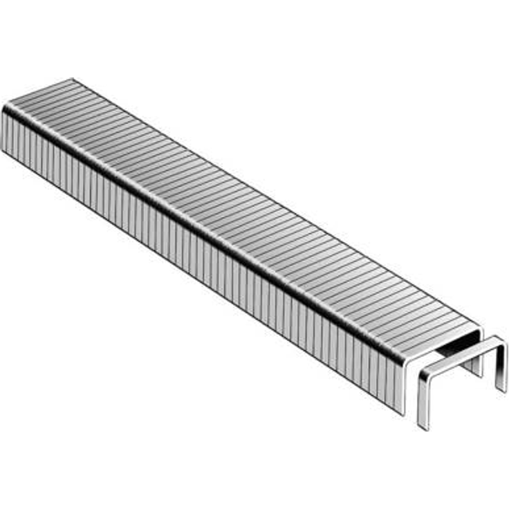 Novus Flachdrahtklammern 10 mm, 600 Heftklammern vom Typ 53 F-10, Befestigung von Folien, Etiketten, Papier und Pappe – Bild 2