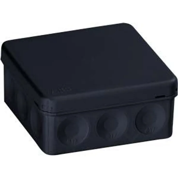 ABB Kabeldose, schwarz, 86 x 86, ABB