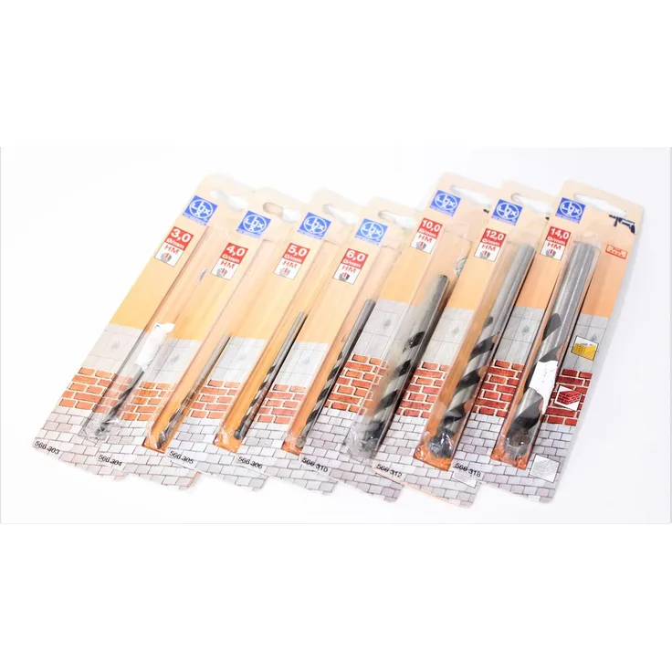 LUX Mauerbohrer Fliesenbohrer Set 7-tlg. ø3,4,5,6,10,12,14mm HM Bohrer bohren