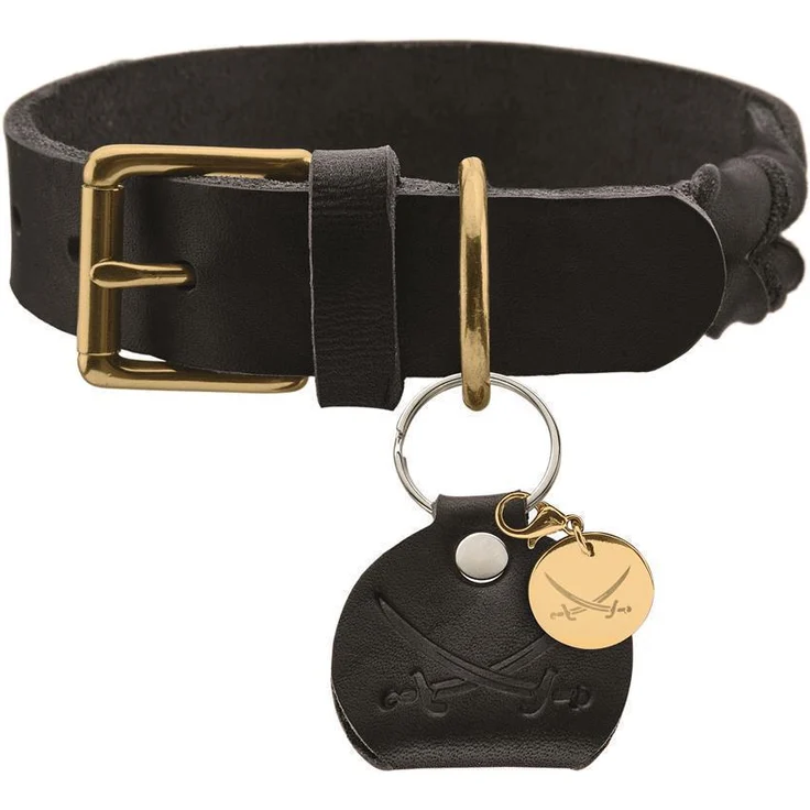 Hunter Hunde-Halsband Sansibar Solid schwarz L – Bild 1