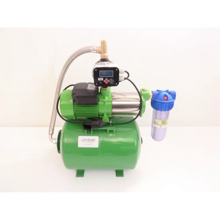 CHM GmbH Premium Hauswasserwerk mit Kreiselpumpe 6,5 Bar Druck