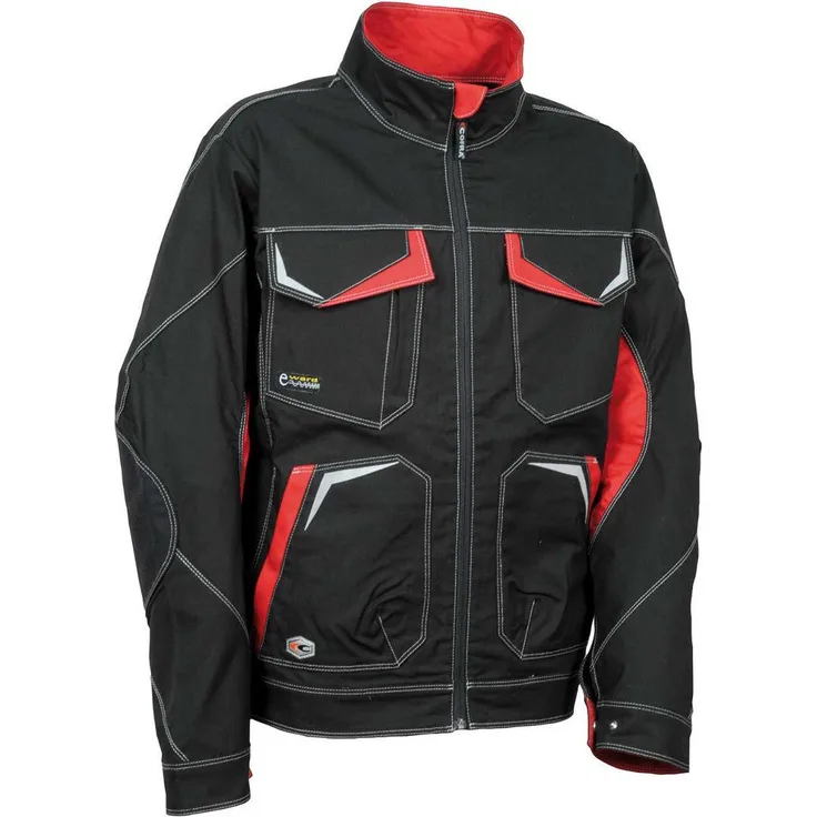Profi Arbeitsjacke Cofra ABRANTES schwarz-rot 62