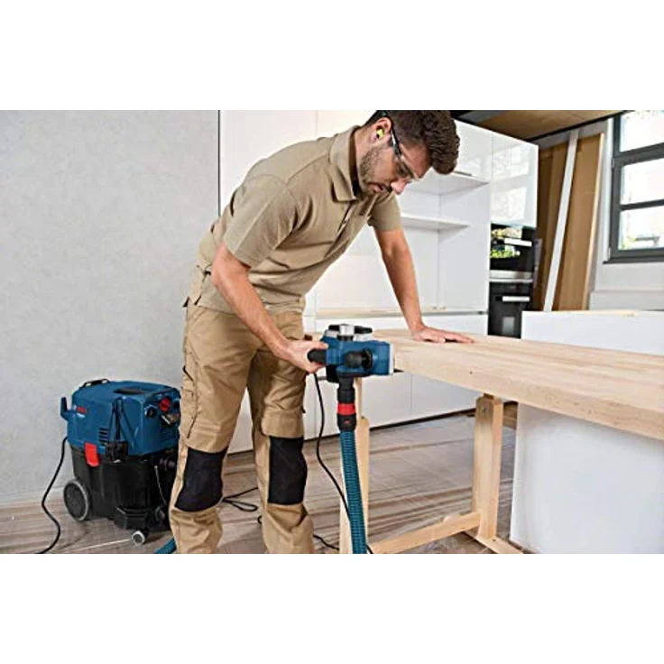 Bosch Professional Handhobel GHO 26-82 D (inkl. Parallelanschlag, Sechskantstiftschlüssel SW 2,5, Stoffstaubbeutel, im Koffer) – Bild 6