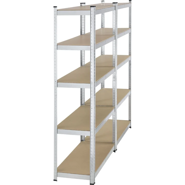 Juskys 2er Set Lagerregal Basic 180 x 90 x 40 cm (21096) – Bild 10
