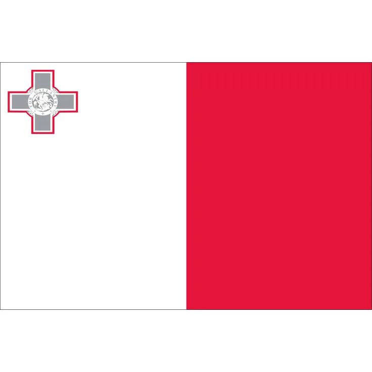 Flagge Malta 80 g/m² ca. 90 x 150 cm