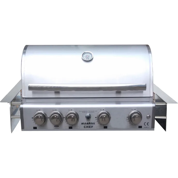 Allgrill Top-Line Chef L Built-In Gasgrill Einbaugrill Edelstahl Air System 4 Brenner-Backburner