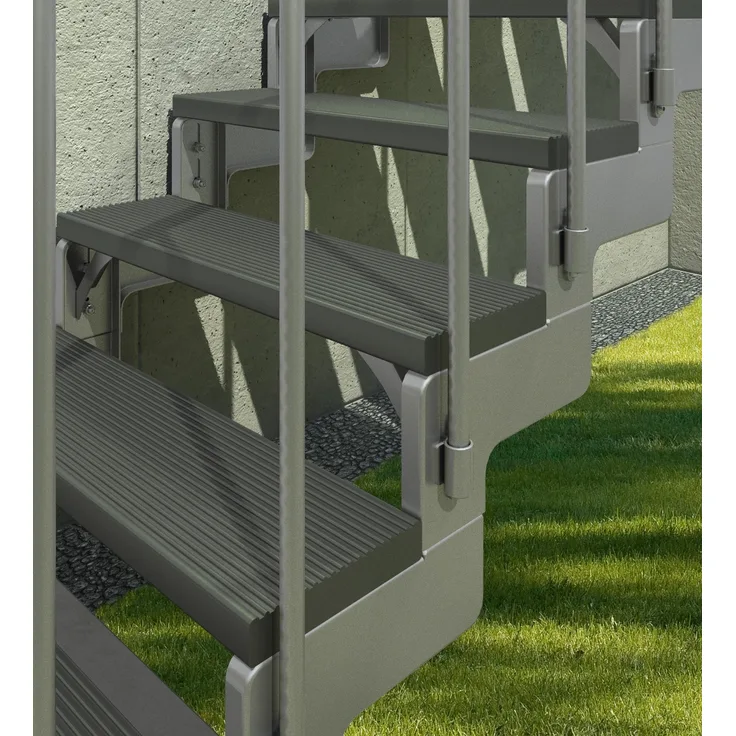 DOLLE Außentreppe Gardentop Set 1 - Starterset für 2 Stufen