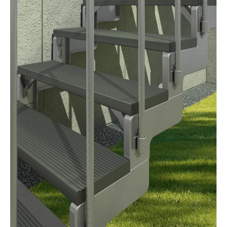 DOLLE Außentreppe Gardentop Set 1 - Starterset für 2 Stufen