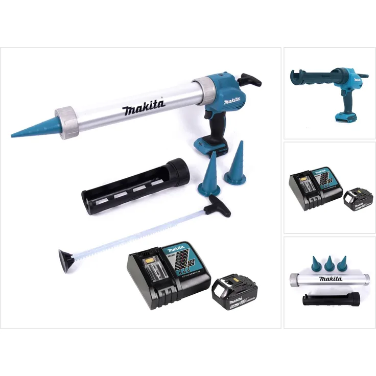 Makita DCG 180 RT1X Akku Kartuschenpistole 18 V + 1x Akku 5,0 Ah + Ladegerät