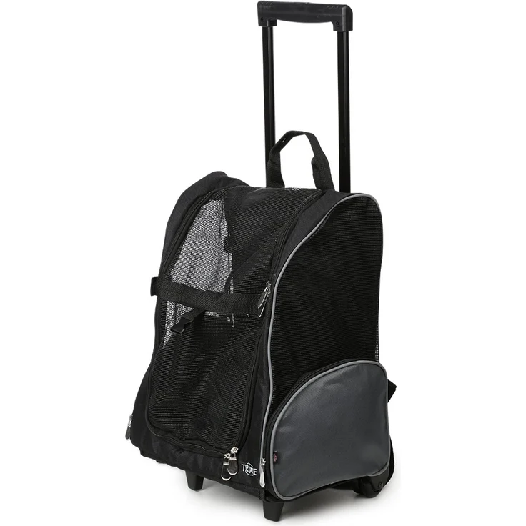 TRIXIE Tbag Trolley 32x45x25cm aus Nylon schwarz – Bild 1