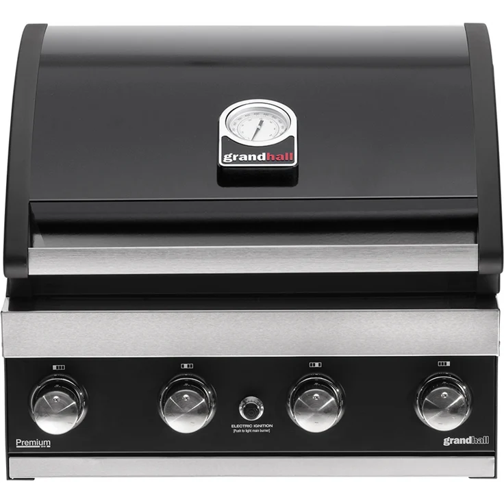Grandhall Einbau-Gasgrill Premium G4 Built-In 4 Brenner 14 kW K04000306A – Bild 4