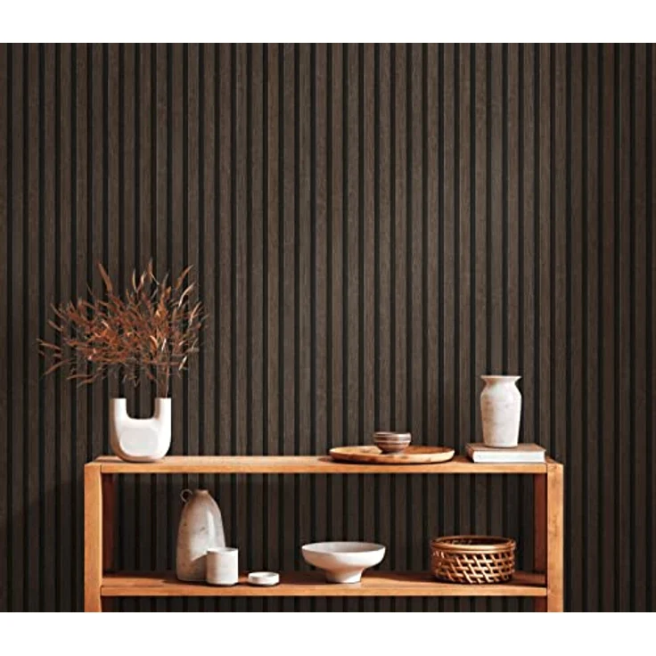 Vliestapete AS Creation Skandinavisch Holzoptik Braun Schwarz 39109-3 10,05 x 0,53 m – Bild 4