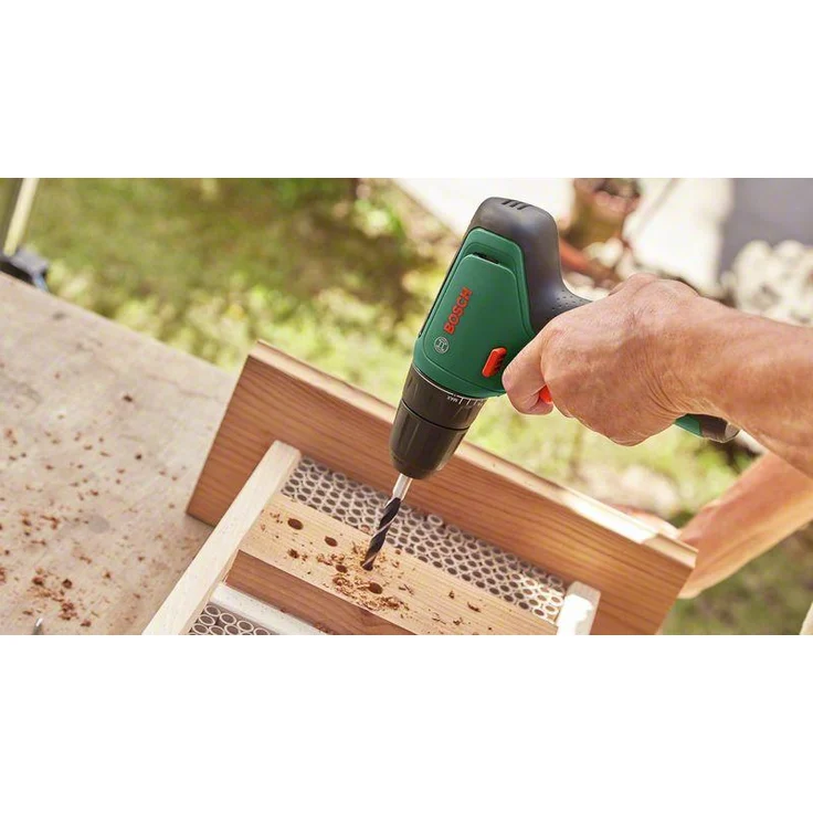 Bosch EasyDrill 1200 Akkubohrschrauber 12 V 20 Nm 2-Gang 15+1 Schnellspannbohrfutter 2x 1,5Ah Akku, Ladegerät, Transportkoffer und Bitset – Bild 5