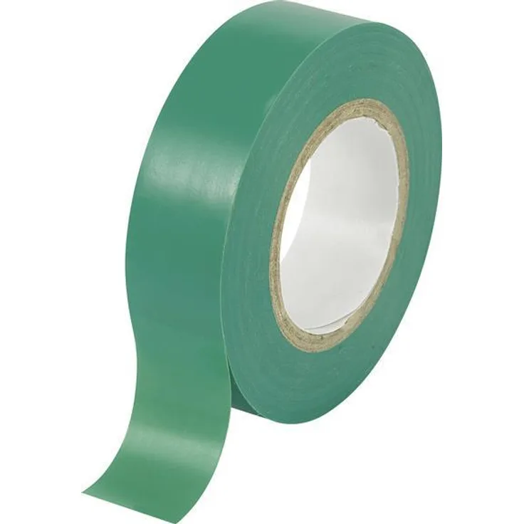 TRU COMPONENTS TC-10089960 Isolierband Grün (L x B) 20m x 19mm 1St.