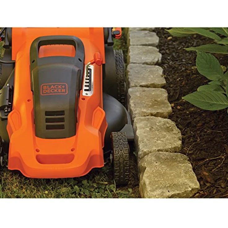 Black+Decker 3-in-1 Elektro-Rasenmäher - 2000W, 48 cm Schnittbreite, 50 L Grasfangbehälter, mit 7-facher Schnitthöhenverstellung - 38 - 100mm und EdgeMax LM2000 – Bild 7