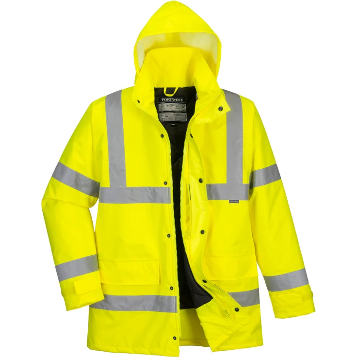 Portwest Warnschutzjacke bis zu -40°C in Gelb Gr. XXS – Bild 2