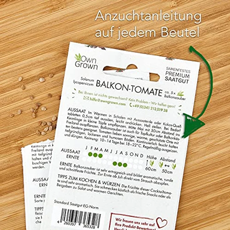Busch Tomaten Samen (Solanum Lycopersicum) Tomatensamen Buschtomate: Balkontomate – Bild 5
