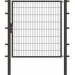 Alberts Einzeltor Flexo mit Zubehör | anthrazit | Breite 150 cm | Höhe 160 cm 
(647537)