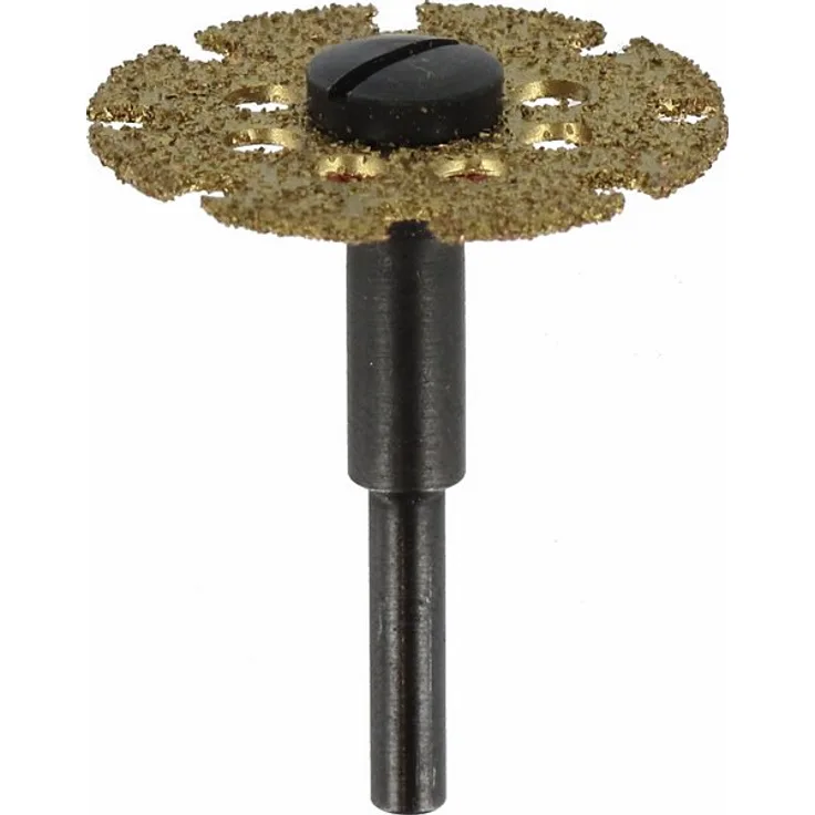 Dremel 542 Trenn- und Formscheibe Zubehörsatz (für Multifunktionswerkzeug mit 1 Trennscheibe (karbidbeschichtet) 25,4mm zum Schneiden und Fräsen verschiedener Holzarten wie Hart und Weichholz)