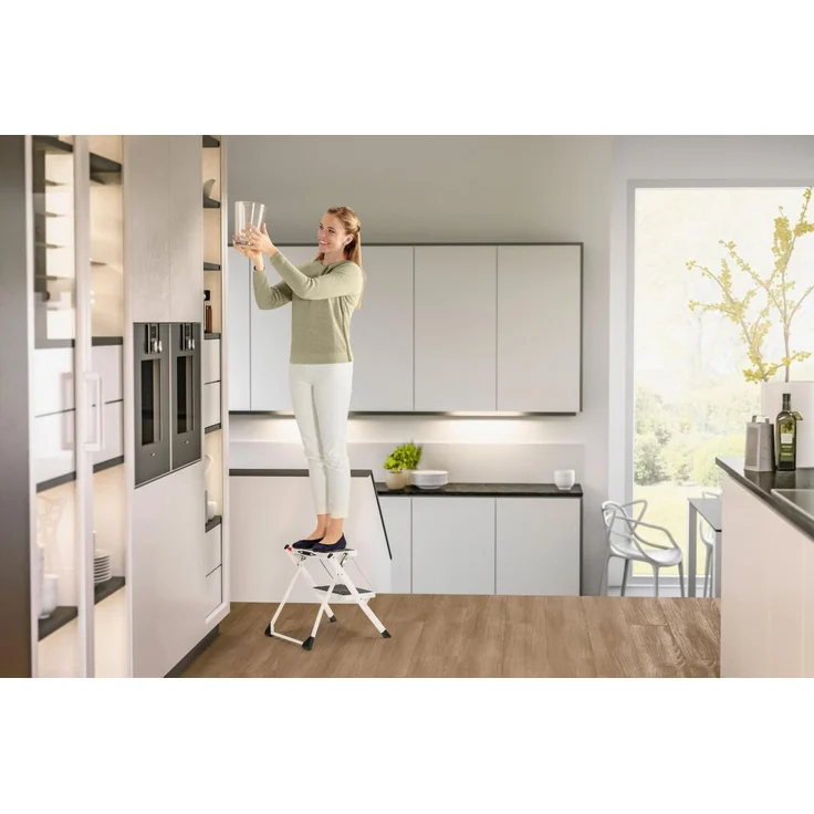 Hailo MK60 StandardLine, Stahl-Trittleiter, 2 Stufen – Bild 5