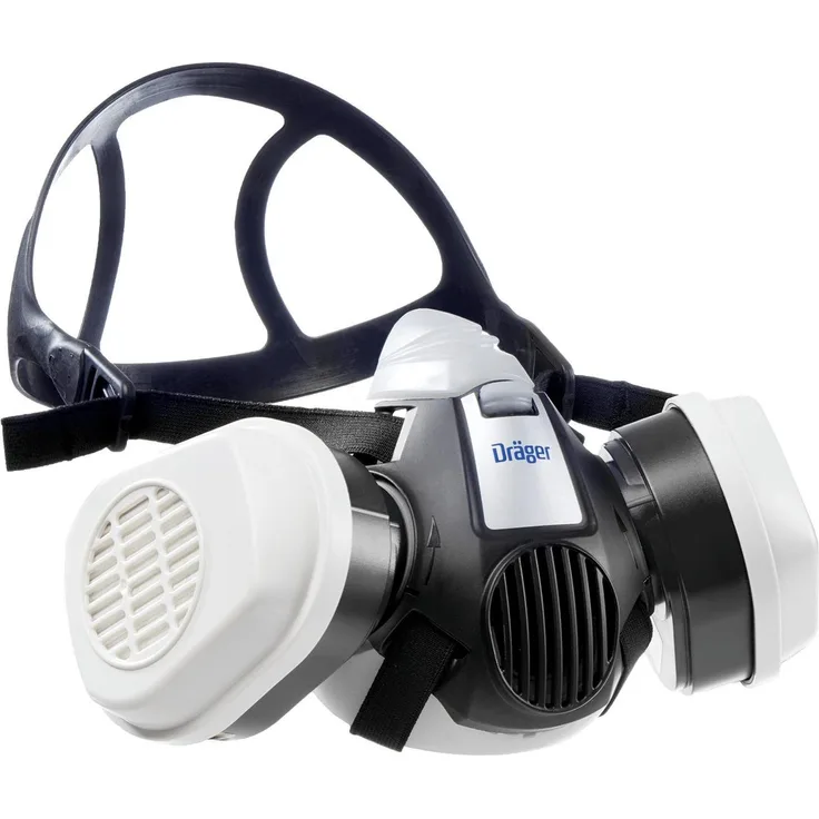 Dräger Halbmaske Chemiearbeiterset X-plore 3300 + A1B1E1K1 HG P3 R D - L