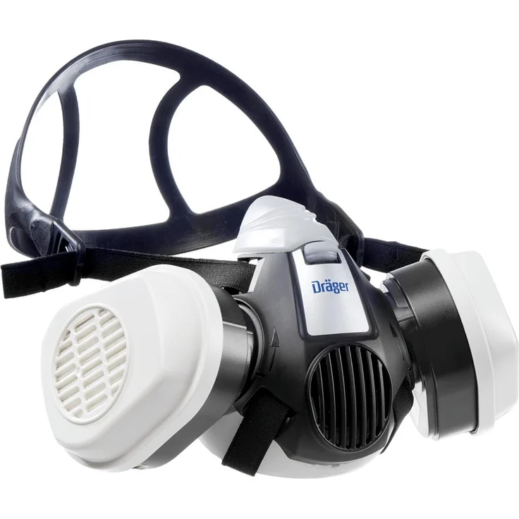 Dräger Halbmaske Chemiearbeiterset X-plore 3300 + A1B1E1K1 HG P3 R D - L