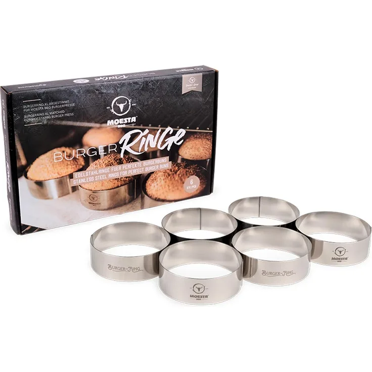Moesta BBQ BurgerRing XL abgestimmt für MOESTA Presse - 6er :