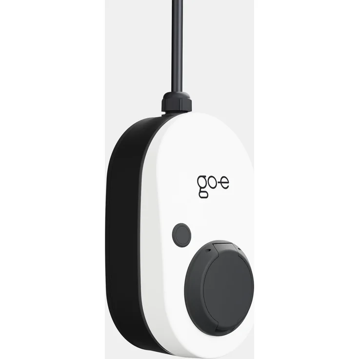 go-e Charger Gemini Wallbox (11 kW) mit Ladesteckdose Typ 2 Stecker weiß/schwarz – Bild 3