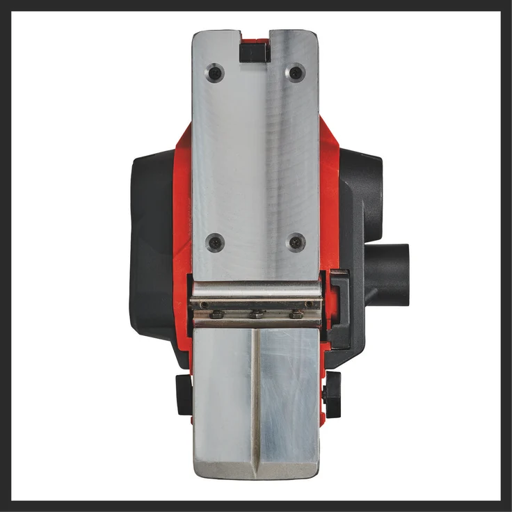 Einhell Akku-Hobel TE-PL 18-82 Li-Solo Power X-Change PXC (18 V, Li-Ionen, 82 mm Hobelbreite, bis 2 mm Spantiefe, große Messerwelle, automatischer Parkschuh, Alu-Fußplatte, ohne Akku und Ladegerät) – Bild 4
