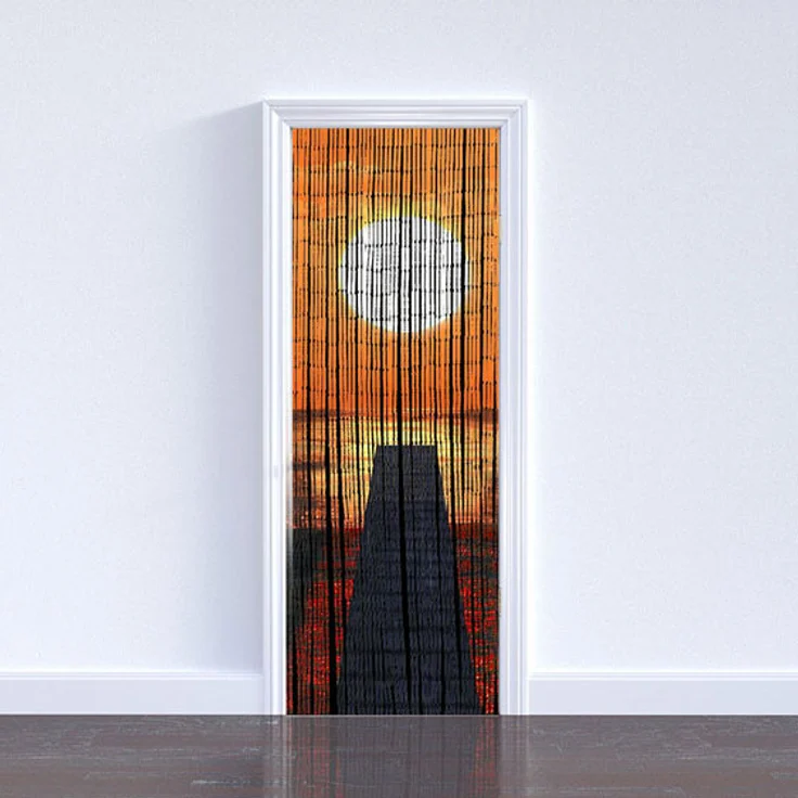 WENKO Bambusvorhang Sonnenuntergang – Bild 1