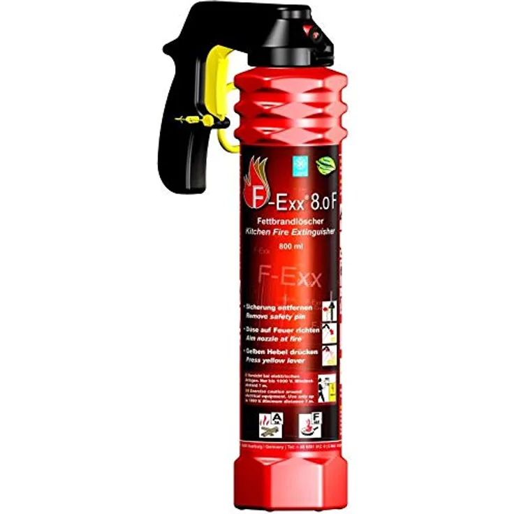 F-Exx 8.0 F - Feuerlöscher für die Küche und Zuhause