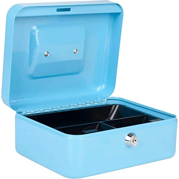 Geldkassette hellblau