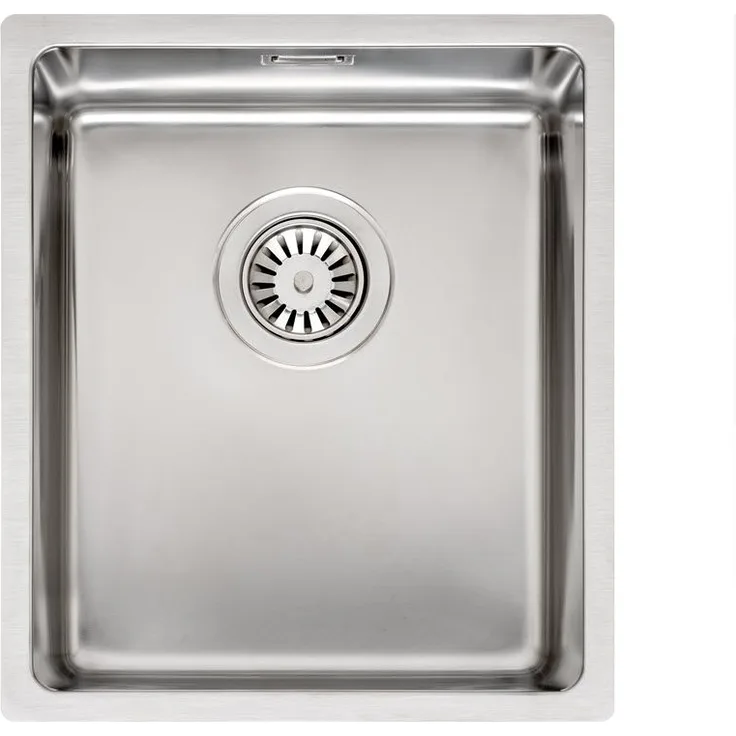 REGINOX R32862 Houston 34x40 Edelstahlspüle ab Schrankbreite 40 cm - Flächenbündig - Flacheinbau - Unterbau
