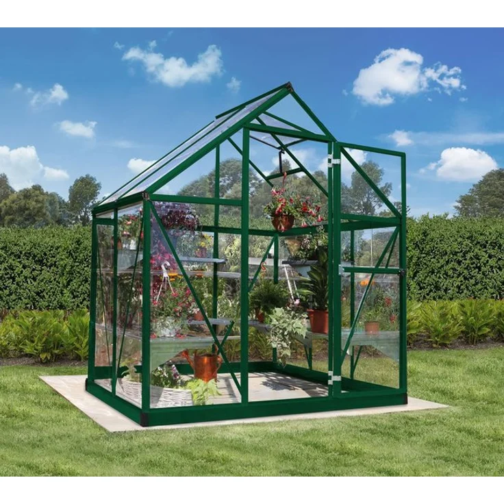 Palram - Canopia Gewächshaus Harmony 6x4 Grün – Bild 1