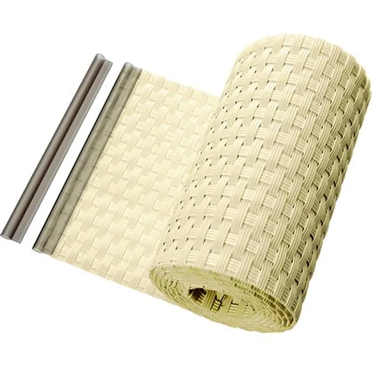 PE-Sichtschutzstreifen 255cmx19cm Sichtschutz Zaunblende in beige
