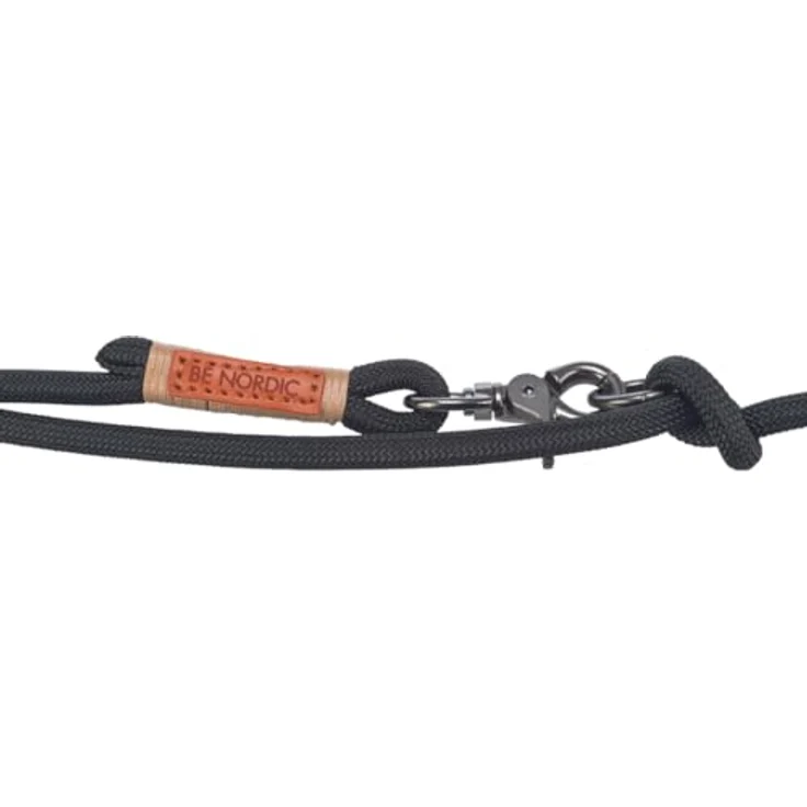 TRIXIE Hundeleine BE NORDIC V-Leine L–XL, 2,00 m ø 13 mm in schwarz/sand - verstellbare Hundeleine mit nordischem Charme - für große bis sehr große Hunde - 17235 – Bild 2